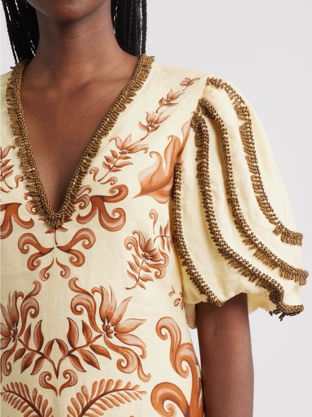 FARM Rio
Milani Bead Trim
Mixed Print Linen Maxi
Dress Size M - Picture 3 of 8